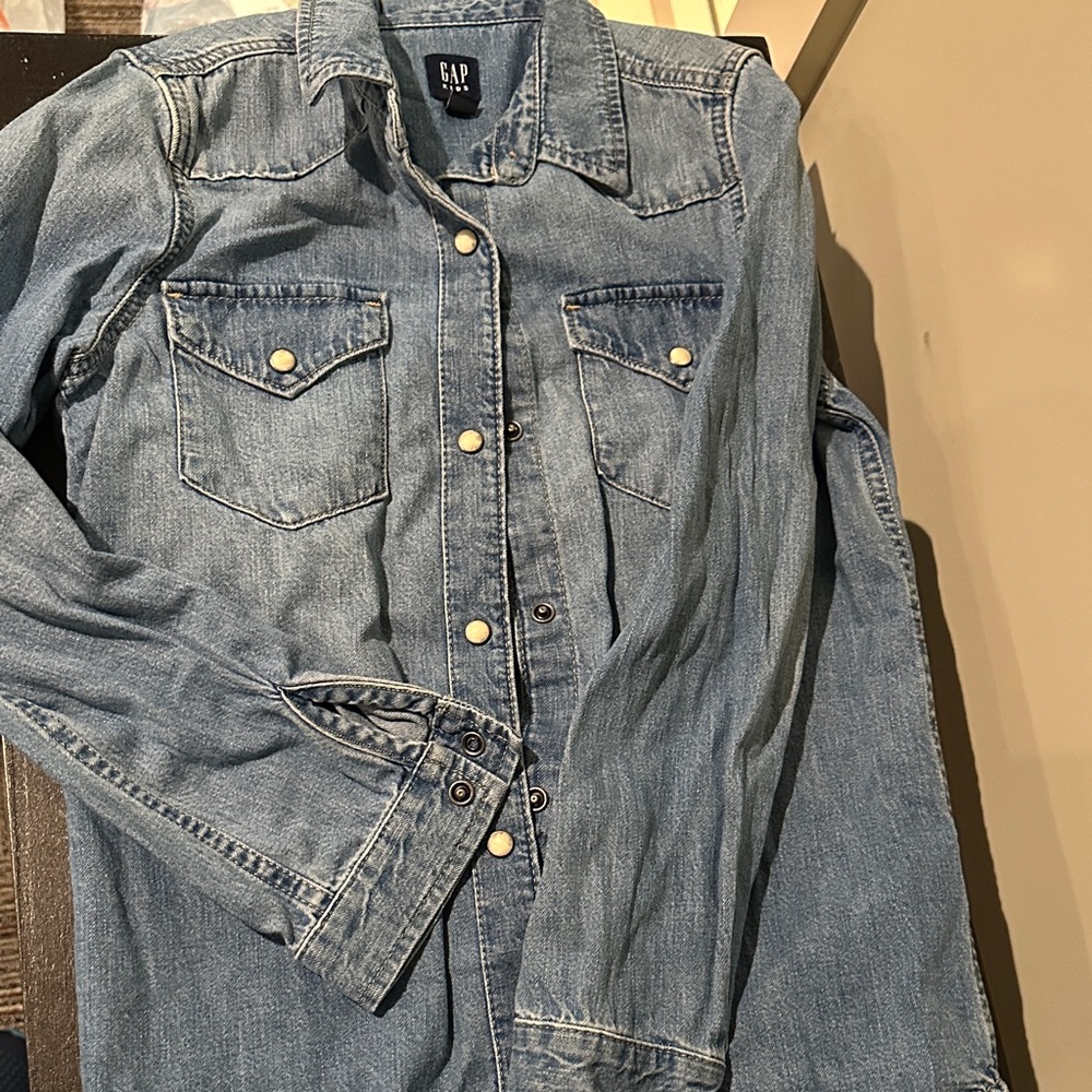 GAP Light Blue Denim Shirt